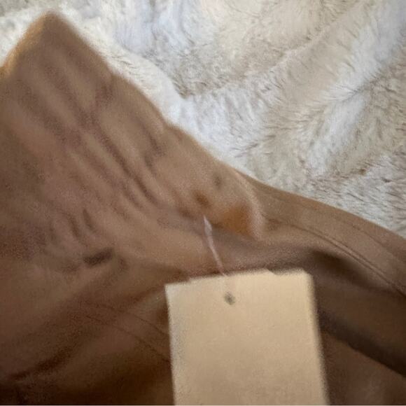 Jonathan Simkhai Size 8 Jett Remix Cargo Micro Shorts Nutmeg Tan Neutral Career - Picture 6 of 14